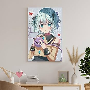 絵画　壁画　飾り絵 Amazon.co.jp: 絵画 インテリア 古明地こいし 東方シリーズ 壁の